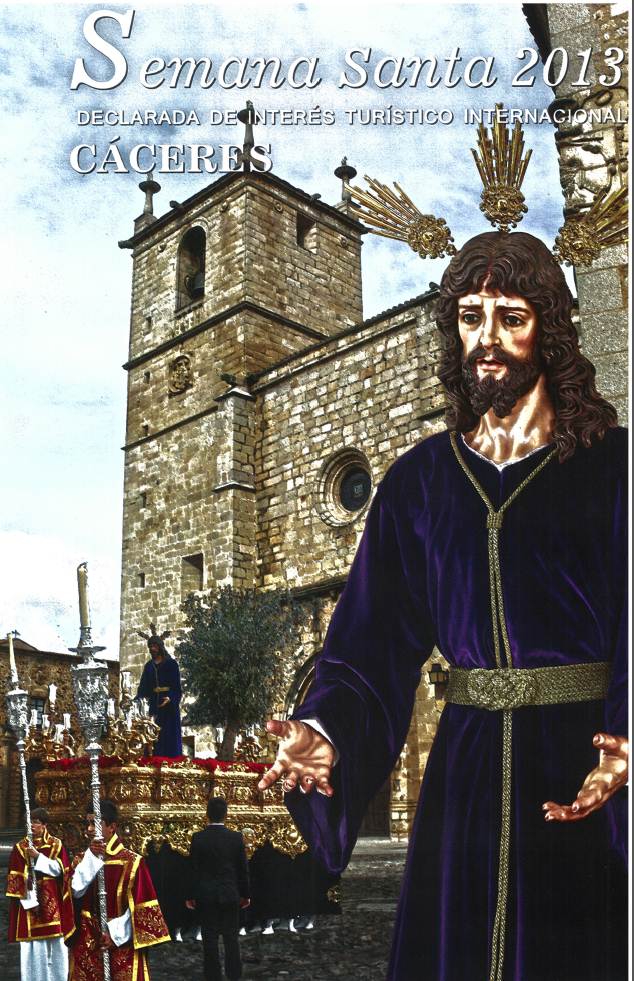 Cartel de la Semana Santa de Cáceres 2013